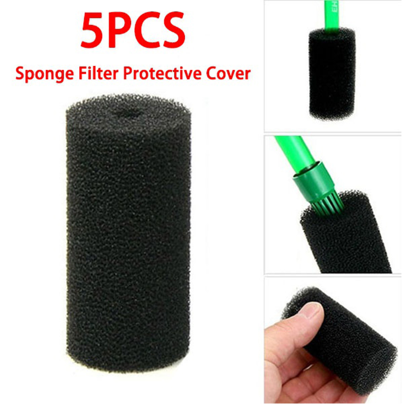 Aquarium Planted Filter - ฟองน้ำกรองก่อนเข้าตู้ปลา สำหรับป้องกันปลาขนาดเล็กและกุ้งถูกดูดเข้า ใช้กับถังกรอง