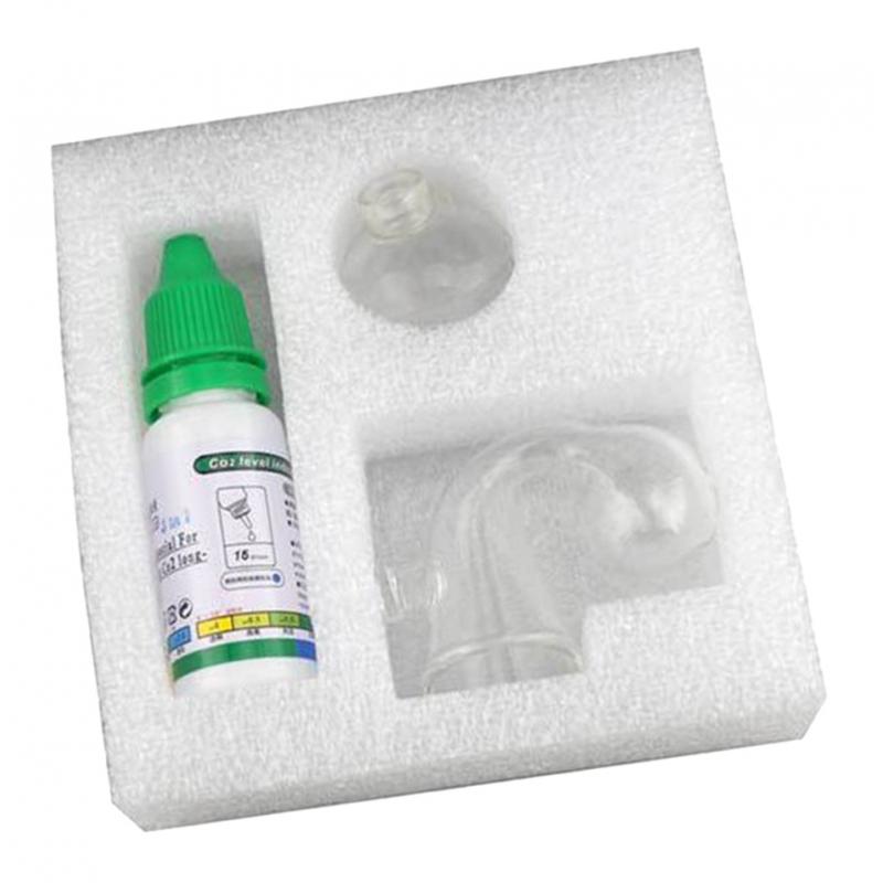 Aquarium Plant No Co2 - เครื่องตรวจวัดก๊าซคาร์บอนไดออกไซด์ในตู้ปลา วัสดุแก้ว ตรวจวัดระดับ CO2 แบบยาวนาน สำหรับตู้ปลาน้ำจืด