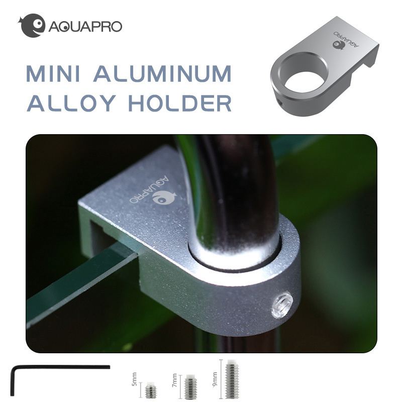 Aquarium Planted Filter - พิพิธภัณฑ์สัตว์น้ํามินิอลูมิเนียมอัลลอยด์ยึดยึดน้ําปลาพืชถังให้อาหารC Lampsท่อน้ํากรองอุปกรณ์เสริมโฟม