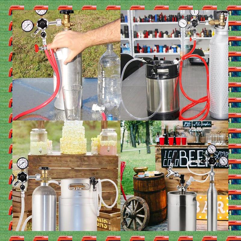 CGA-320 Keg Regulator, dual St - Co2 Regulator Dual Stage บทวิจารณ์และราคา