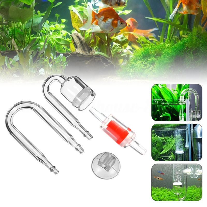 DIY ชุดกระจาย CO2 4ชิ้นสำหรับต - Aquarium Plant Vine บทวิจารณ์และราคา