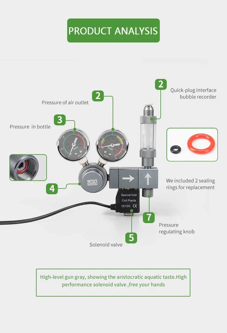 ตัวควบคุม CO2 สำหรับตู้ปลา พร้ - Co2 Regulator Dual Stage บทวิจารณ์และราคา