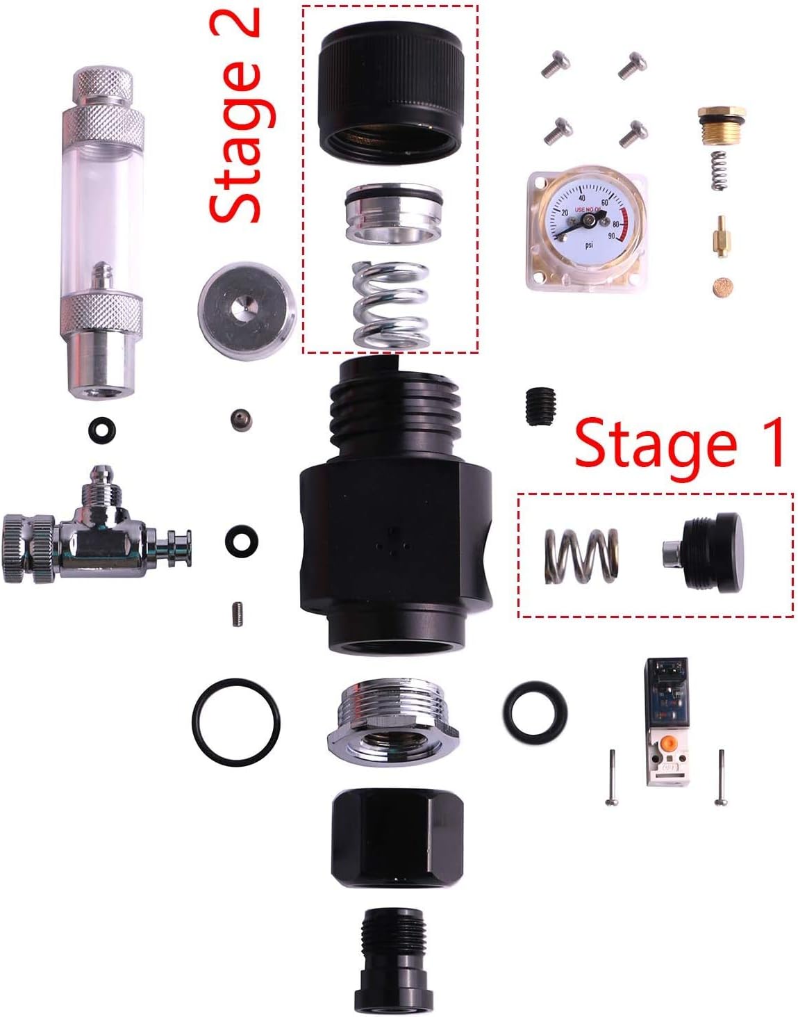 ตัวควบคุมคาร์บอนไดออกไซด์สำหรั - Co2 Regulator Dual Stage บทวิจารณ์และราคา