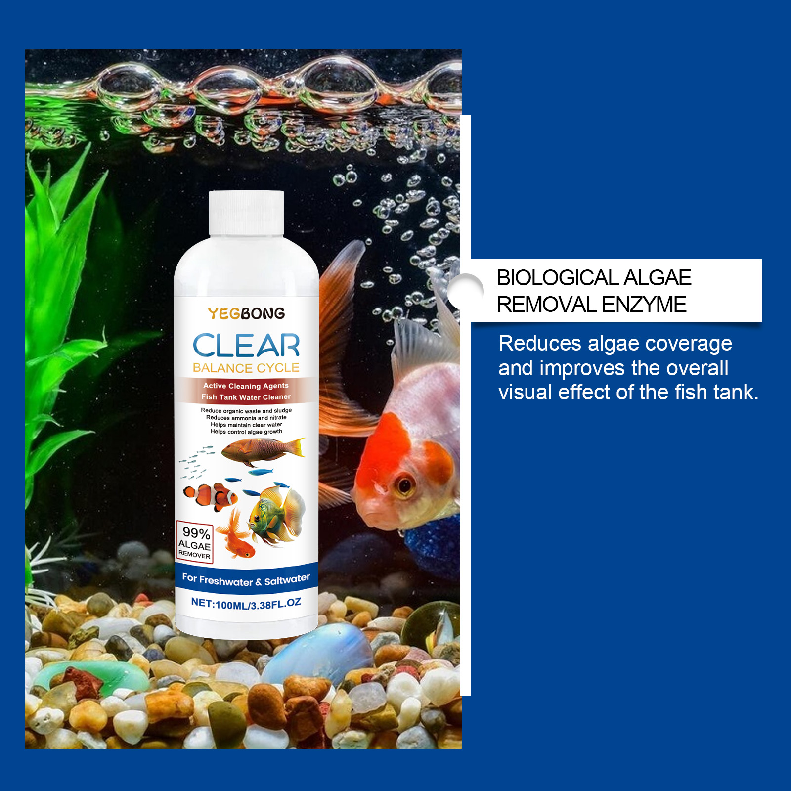 Aquarium Water Clarifier 100ml - Planted Aquarium Cleaning บทวิจารณ์และราคา