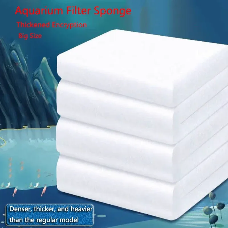 ฟองน้ำผ้าฝ้ายสีขาวกรองทางชีวเค - Aquarium Planted Filter บทวิจารณ์และราคา