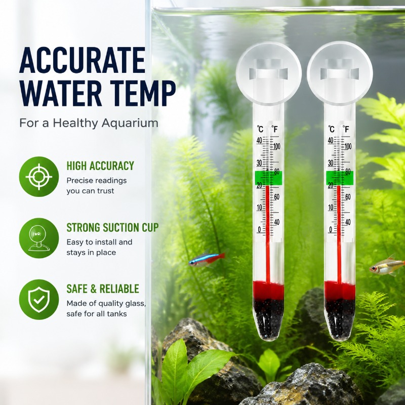 เทอร์โมมิเตอร์วัดอุณหภูมิน้ำแบ - Planted Aquarium Temperature บทวิจารณ์และราคา