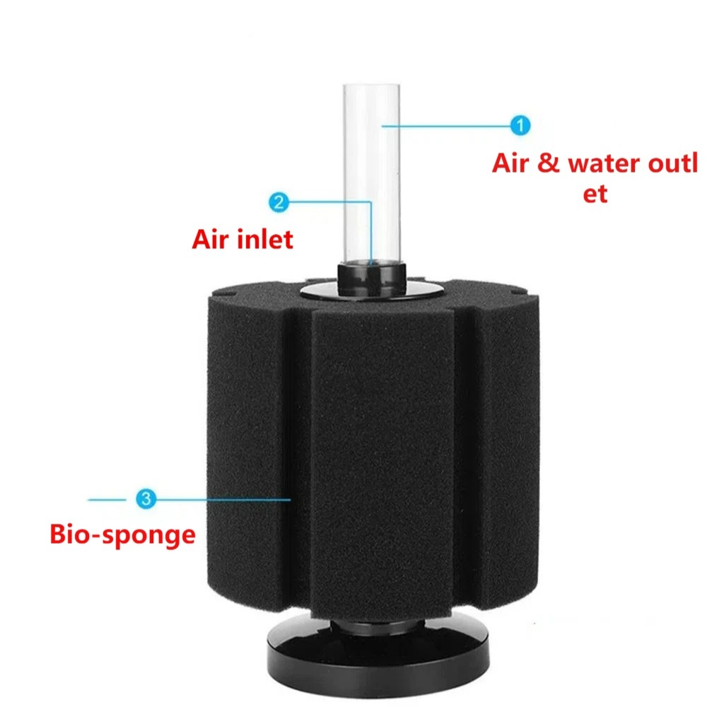 ฟองน้ำกรองตู้ปลา สำหรับปั๊มลมต - Aquarium Planted Filter บทวิจารณ์และราคา