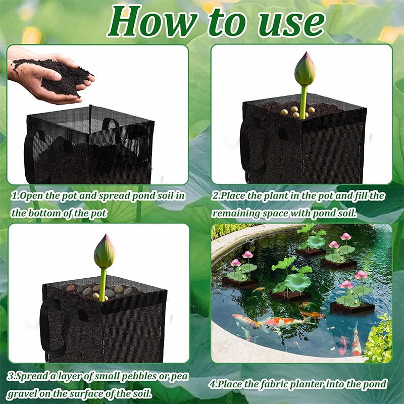 ตะกร้าปลูกต้นไม้ในบ่อตาข่ายสีด - Aquarium Plant บทวิจารณ์และราคา