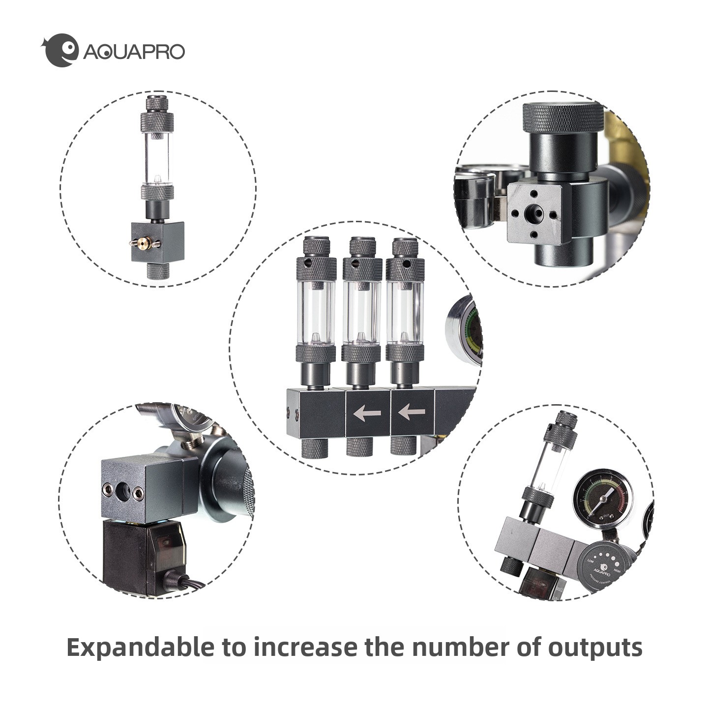 AQUAPRO ตัวควบคุม CO2 แบบโซลิน - Co2 Regulator Dual Stage บทวิจารณ์และราคา