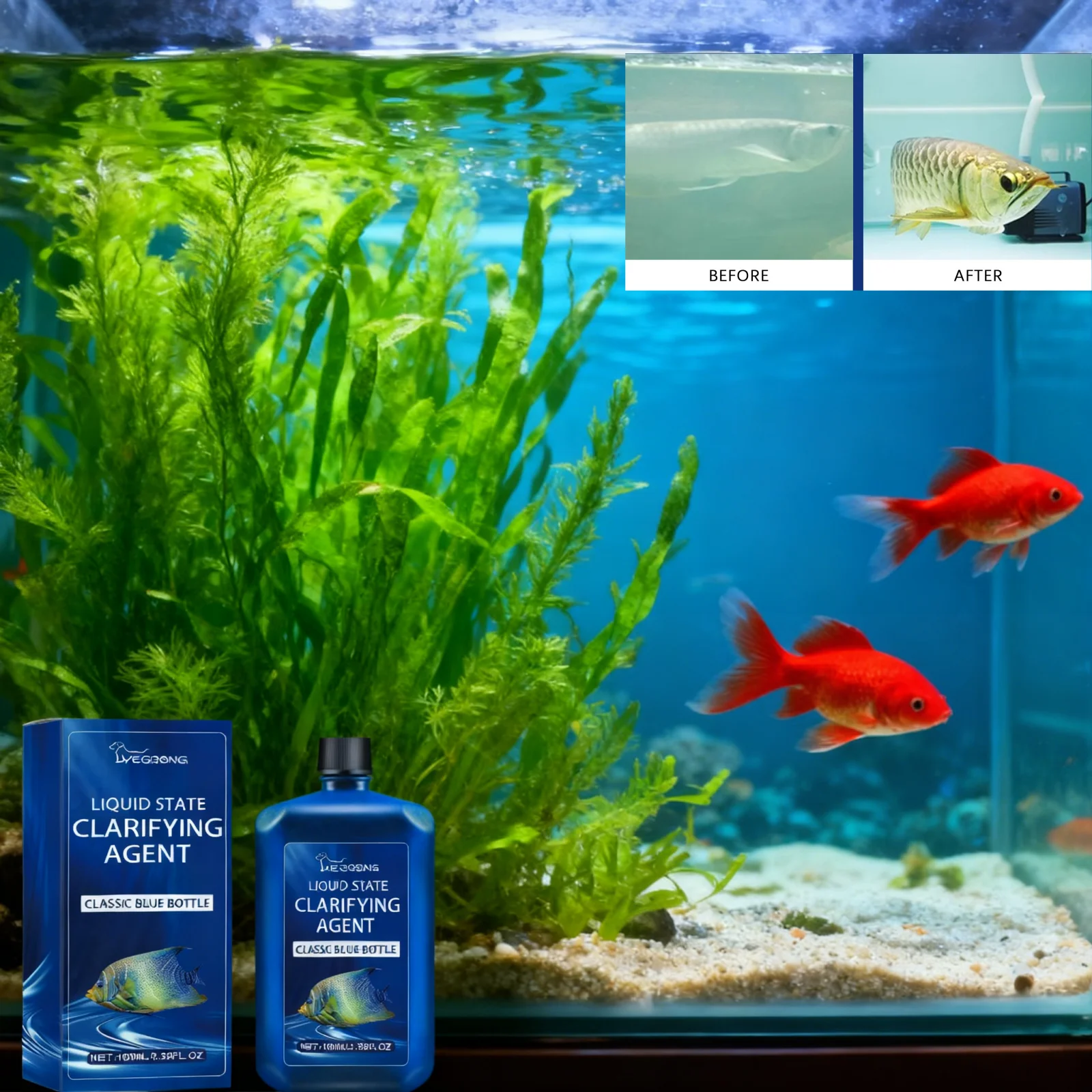น้ำยาปรับสภาพน้ำในตู้ปลา น้ำยา - Aquarium Plant Liquid Fertilizer บทวิจารณ์และราคา