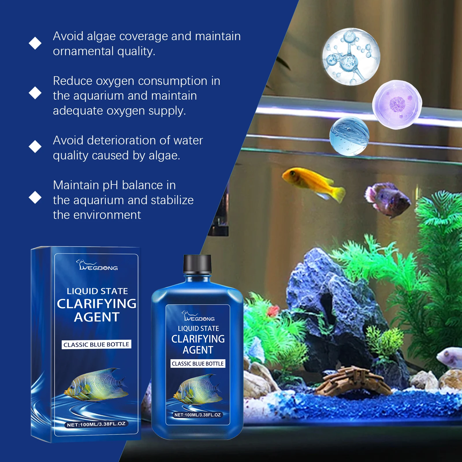 น้ำยาปรับสภาพน้ำในตู้ปลา น้ำยา - Aquarium Plant Liquid Fertilizer บทวิจารณ์และราคา