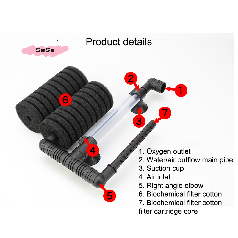 ฟองน้ำกรองชีวภาพแบบเงียบสำหรับ - Aquarium Planted Filter บทวิจารณ์และราคา