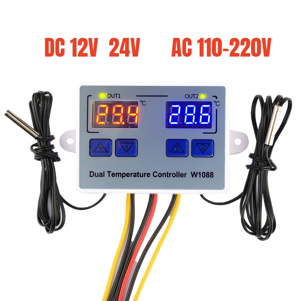 W1088 Dual LED Digital Tempera - Planted Aquarium Temperature บทวิจารณ์และราคา