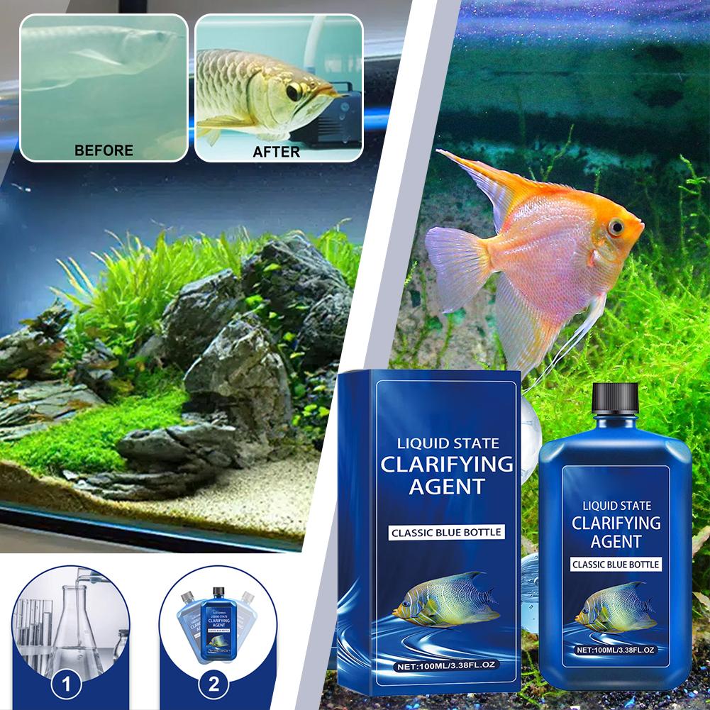 น้ำยาปรับสภาพน้ำในตู้ปลา 100 ม - Planted Aquarium Cleaning บทวิจารณ์และราคา