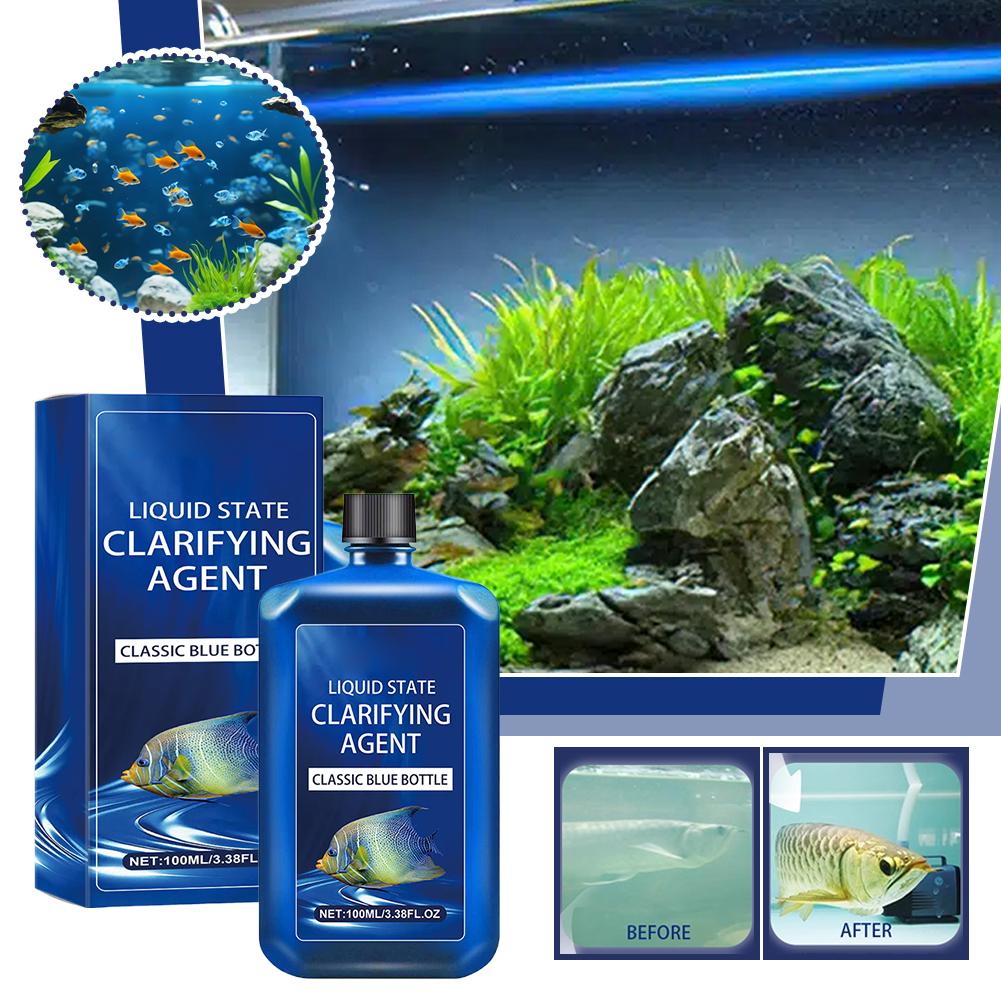 น้ำยาปรับสภาพน้ำในตู้ปลา 100 ม - Planted Aquarium Cleaning บทวิจารณ์และราคา